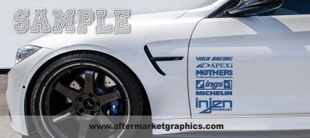 ABT Sportline Wheels Decals - Pair (2 pieces)